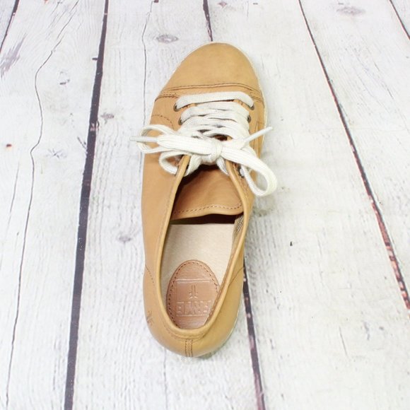 Frye Chambers Brown Leather Lace up Low Sneaker Size US 3 - Picture 6 of 9